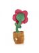Мягкая игрушка - повторюха SUNROZ танцующий поющий цветок-саксофонист, pink
