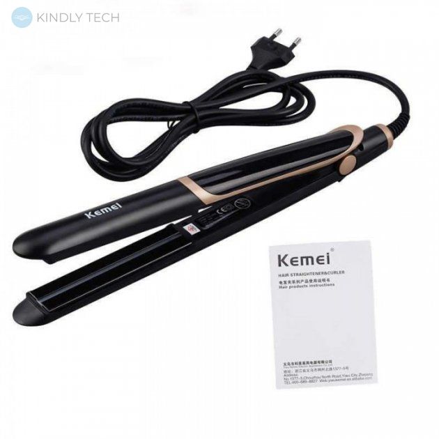 Утюжок выпрямитель для волос Kemei KM-2219 Professional 30 W