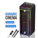 Мощная Bluetooth-колонка Gedi-G GD-2898 100 Вт с 2&times;8", RGB и двумя радиомикрофонами