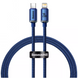 Кабель USB C to Lightning 20W (1.2m) Baseus (CAJY0002) Crystal Shine Series — Blue