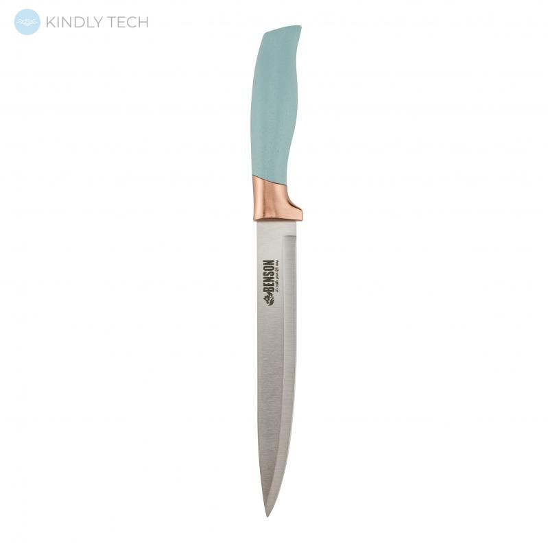 Набор кухонных ножей с подставкой Benson BN-412 из 10 предметов