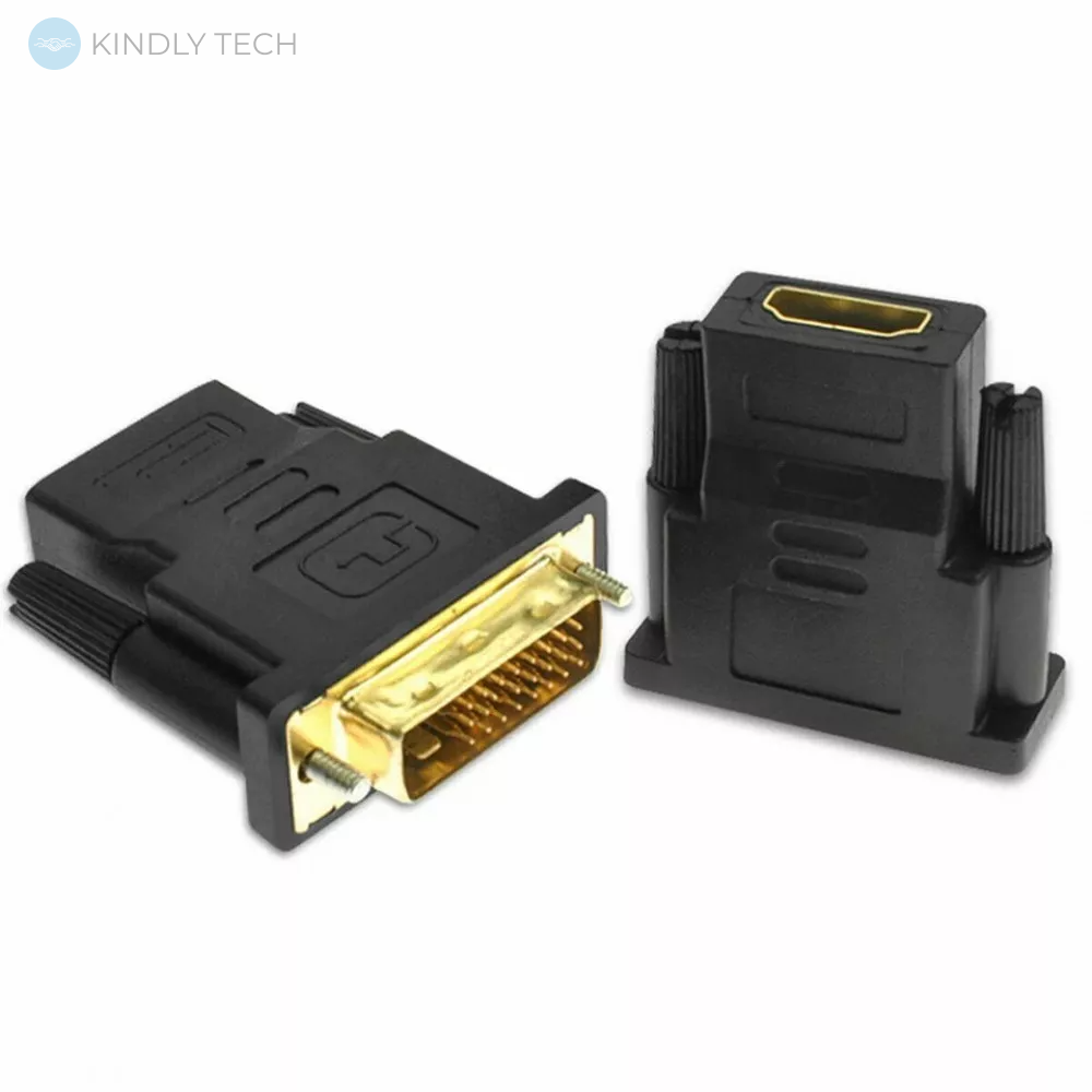 Переходник HDMI M-DVI F