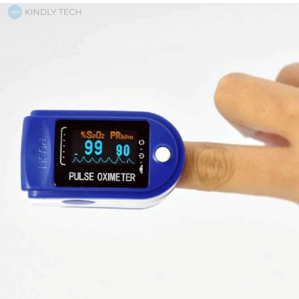 Пульсоксиметр цифровой портативный Fingertip Pulse Oximeter LK-88