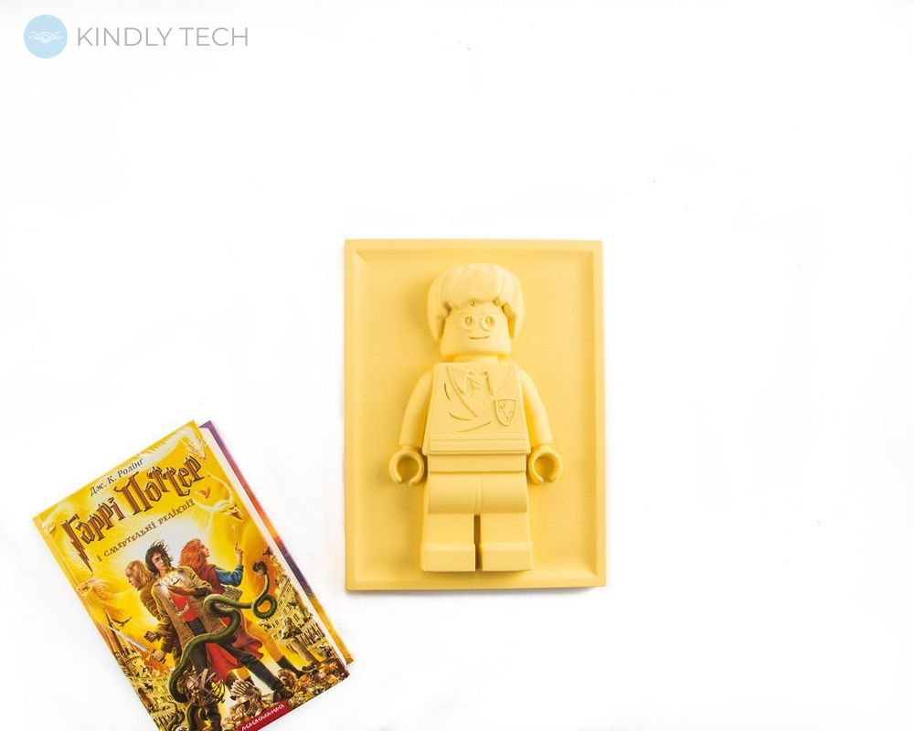 Настінний декор в дитячу «Лего Гаррі Поттер», Жовтий