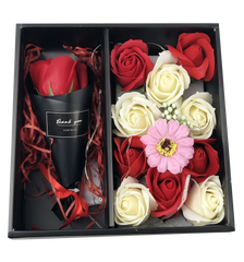 Подарочный набор мыла из роз с розой XY19-80