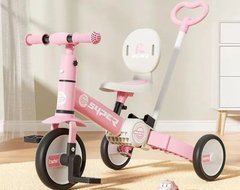 Дитячий велосипед біговел Ocie Balance Bike Super 2в1 Рожевий