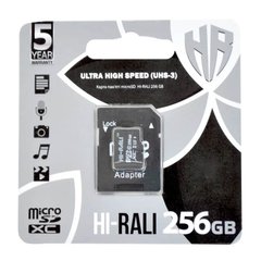 Карта памяти micro SDHC 256GB HI-RALI с Адаптером