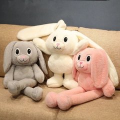 Мягкая игрушка подушка заяц-обнимашка, 75 см, микс