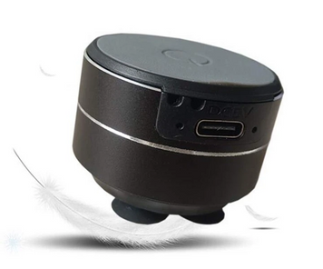 Бездротова Bluetooth вібро-колонка Hombasing чорна 40х40х30 мм