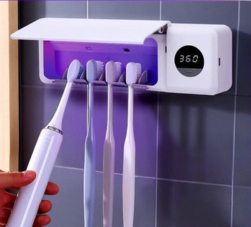 Диспенсер для зубных принадлежностей tothbrush disinfection rack 10030