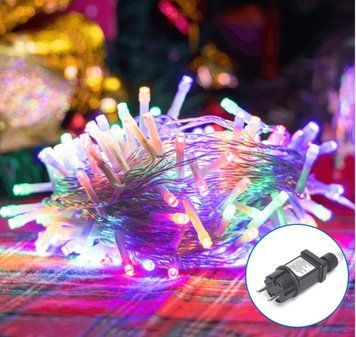 Новорічна гірлянда для ялинки, 3М30М, 600LED, різнокольорова