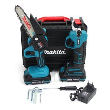 Набор 2в1 АКБ Makita 24V (Пила DUC155Z + Секатор DUP375)