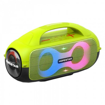 Портативная беспроводная колонка Hopestar A50 с микрофоном мощная колонка Bluetooth 80 Вт с ручкой Yellow
