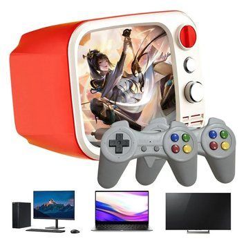 Ігрова портативна консоль H7 Mini TV РЕТРО з монітором 3.5" + два джойстики (740 ігор)