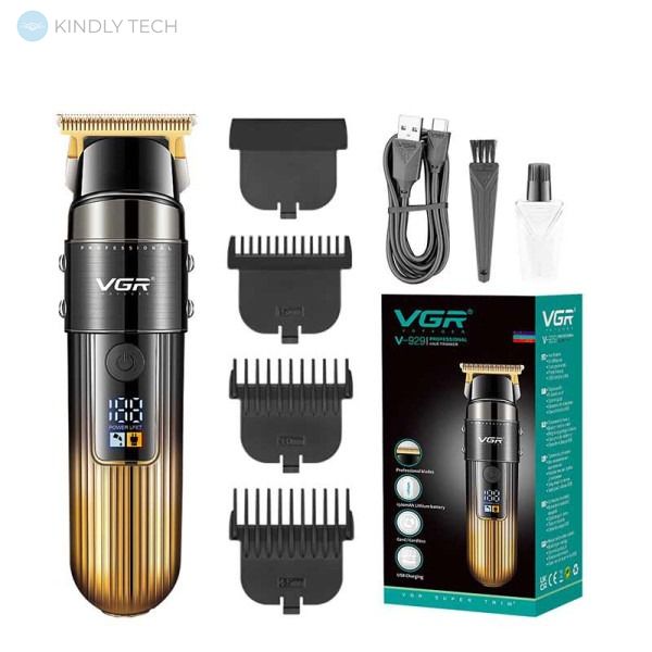 Тример для стрижки волосся з дисплеєм VGR V-929