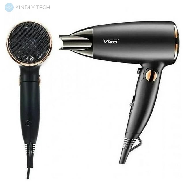 Професійний потужний фен для волосся VGR V-439 зі складною ручкою