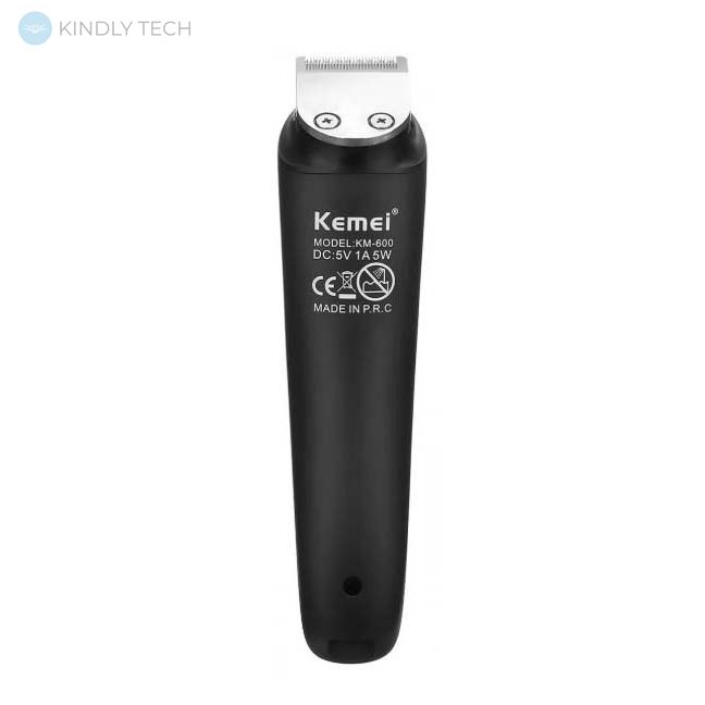 Тример чоловічий Kemei KM-600 універсальний 11 в 1 для стрижки волосся і гоління бороди і носа