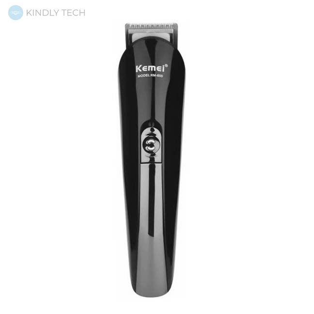 Триммер мужской Kemei KM-600 универсальный 11 в 1 для стрижки волос и бритья бороды и носа