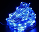 Гирлянда “Роса” светодиодная на батарейках 200Led 20 м. Цвет ламп-синий