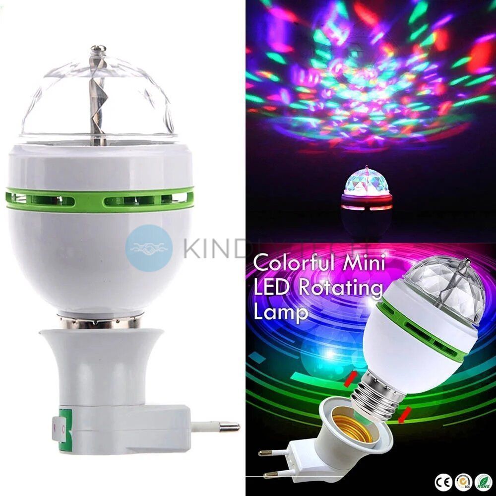 Світлодіодна лампочка Mini party light lamp обертова NR-15