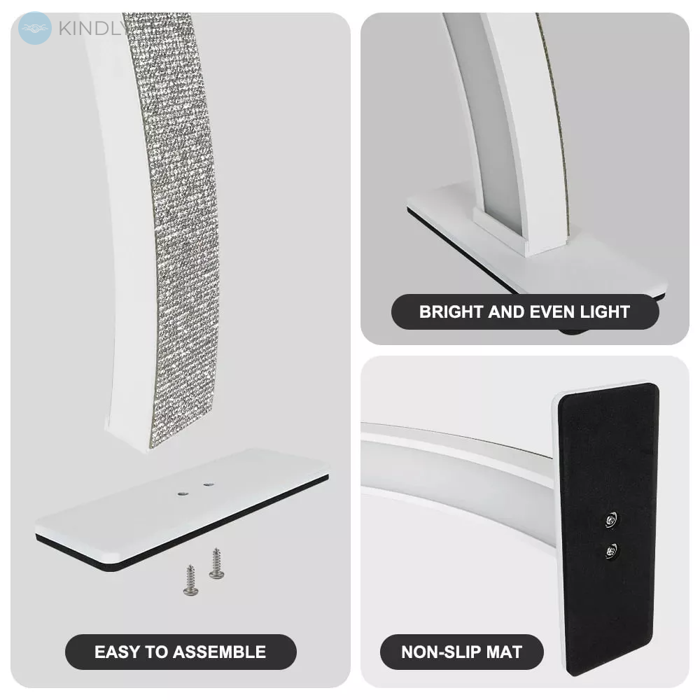 Світлодіодний світильник для манікюру 72х36 см, F-624 — White
