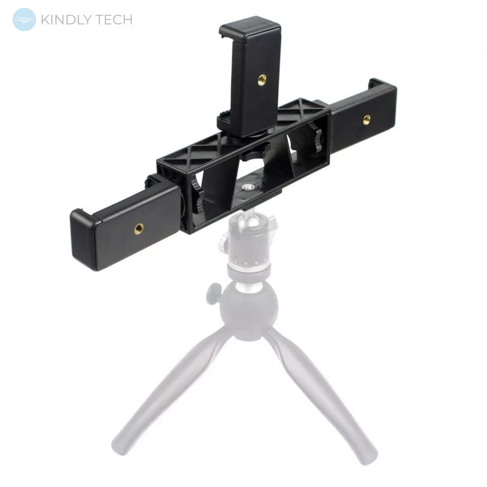 Многофункциональный тройной держатель для камеры, фотоаппарата, GoPro