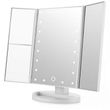 Зеркало тройное для макияжа с LED подсветкой Magic Makeup Mirror Белое