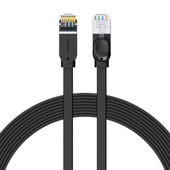 Кабель Six types of RJ45 Gigabit network cable 3m — Baseus (PCWL-C01) high Speed (flat cable) Black