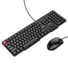 Комплект клавиатура+мышка проводные Hoco GM16