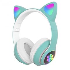 Бездротові навушники з мікрофоном Cat Rainbow LED Ear STN-28