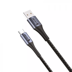 Nylon Cable USB C 3A (1m) — Veron NC09 — Black