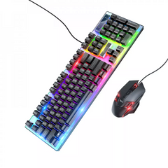 Игровой комплект клавиатуры и мыши — Hoco GM18 Luminous gaming