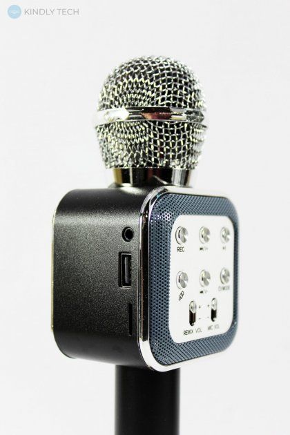 Бездротовий Портативний Bluetooth мікрофон Wster WS 1818 Black