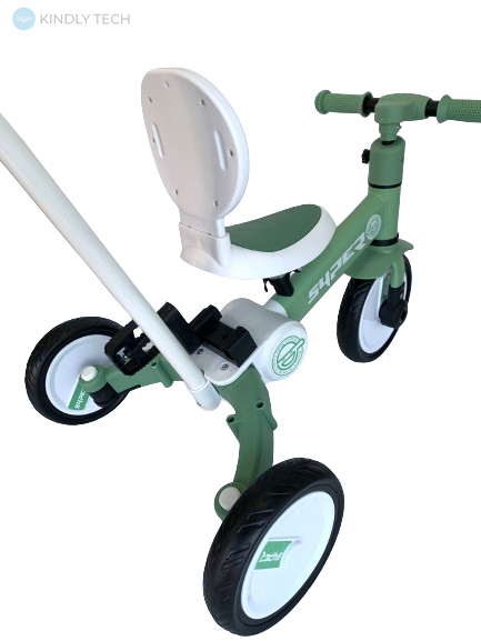 Детский велосипед беговел Ocie Balance Bike Super 2в1 Зеленый