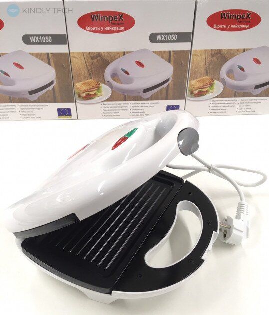 Електрична вафельниця з антипригарним покриттям Wimpex WX-1058 /1200 Вт