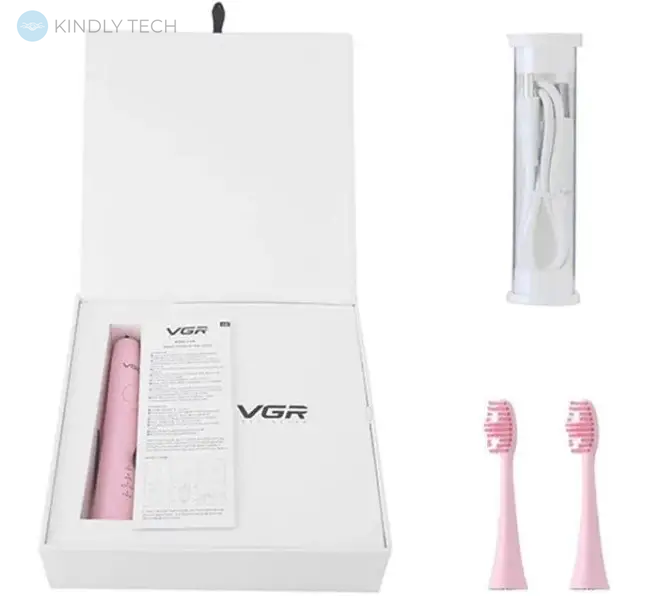 Электрическая аккумуляторная зубная щетка Electric Massage Toothbrush VGR V-806