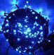 Гирлянда &laquo;Нить&raquo;, 380 LED, 25 м, синий свет, зелёный провод