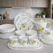 Изысканный столовый сервиз Royal Grace RG 528 на 4 персоны 24 предмета фарфоровый