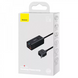 Мережевий зарядний пристрій 65W | GaN3 | AC | 2U | 2C | C to C Cable (1m) - Baseus (PSZM000001) Pro Desktop Powerstrip - Black