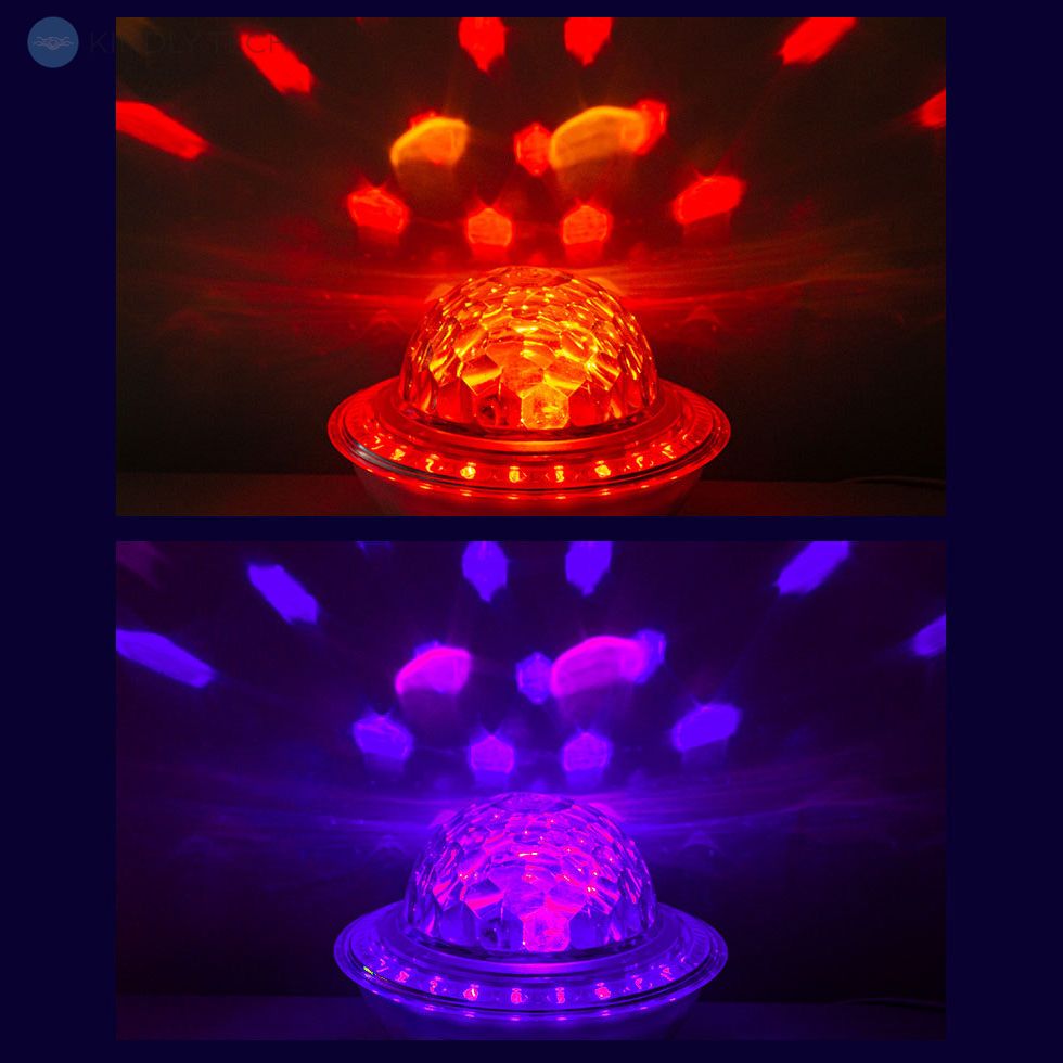 Лазерна диско - куля Ufo Bluetooth+пульт ( Led - лампа)