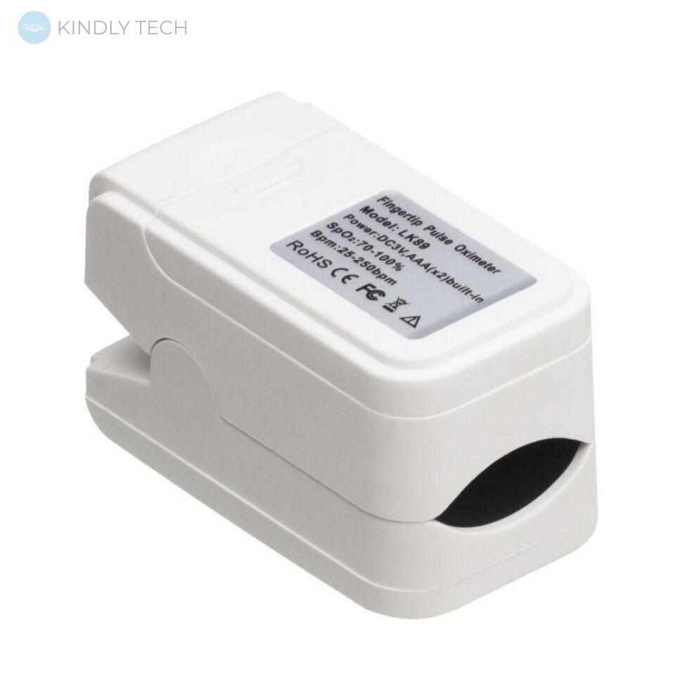 Пульсоксиметр цифровий портативний Fingertip Pulse Oximeter LK-89
