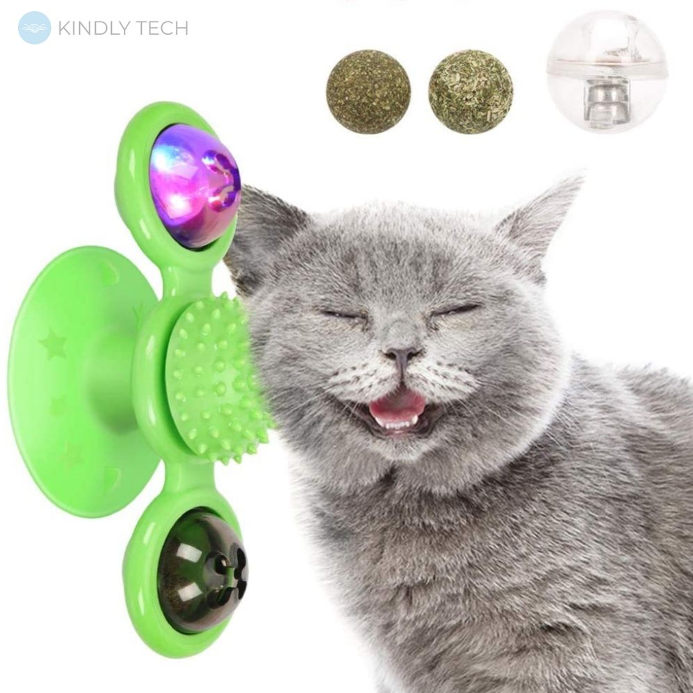 Іграшка для кота інтерактивний спінер Rotate Windmill