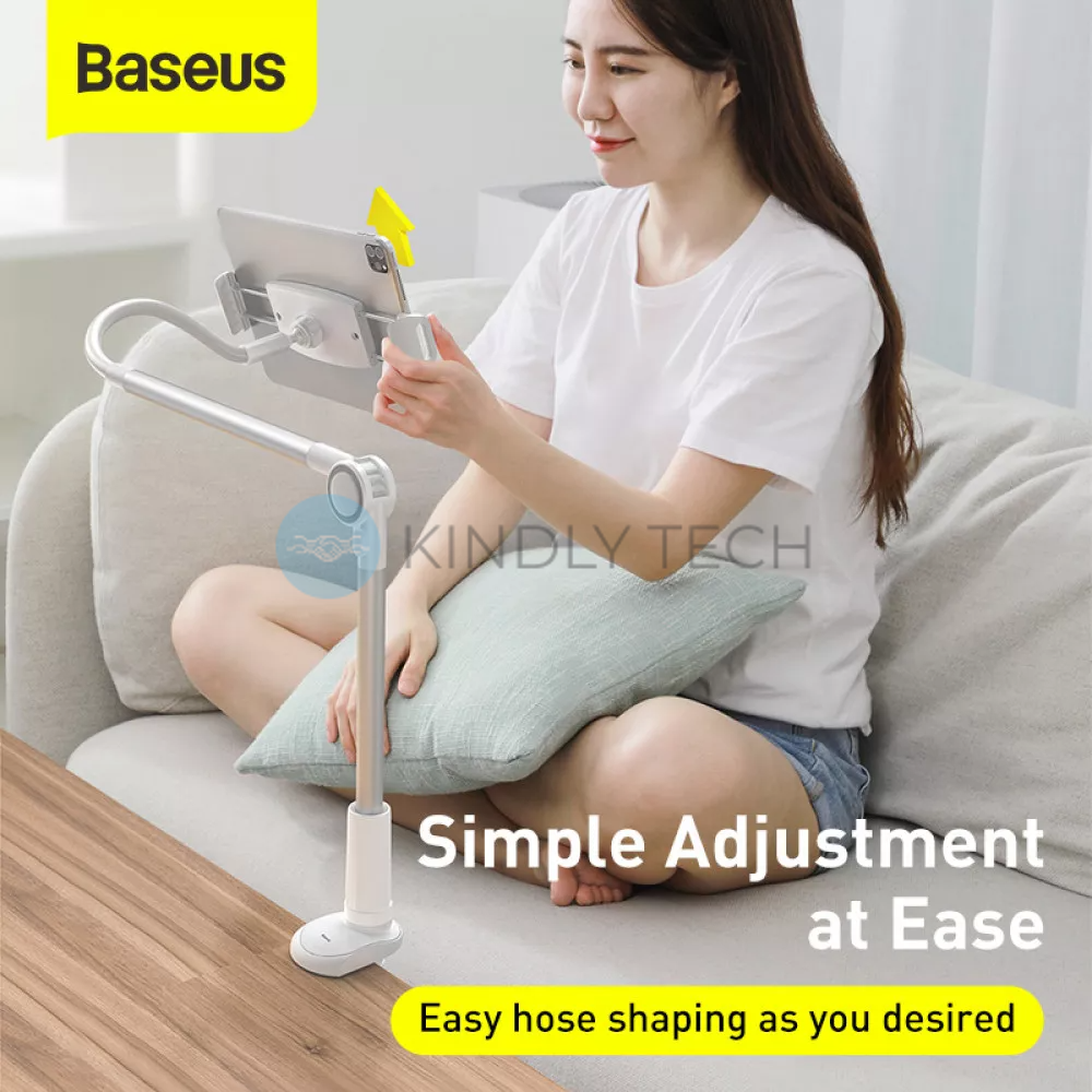 Держатель-штатив для телефона Lazy Phone Holder &mdash; Baseus (LUZQ00001) Otaku Life Rotary Adjustment Pro &mdash; Silver