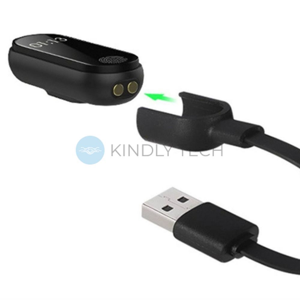 Фітнес браслет Smart Band M2 трекер серцевого ритму, Black