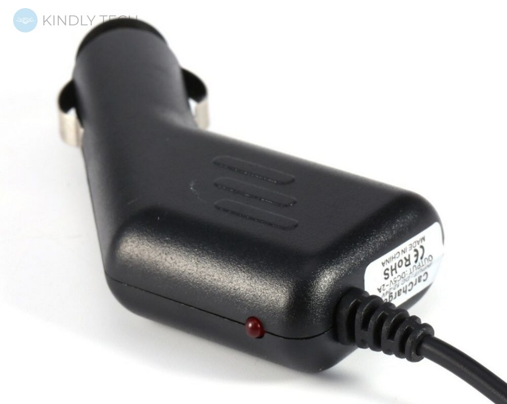 Автомобильное зарядное устройство для GPS навигатора microUSB DVR