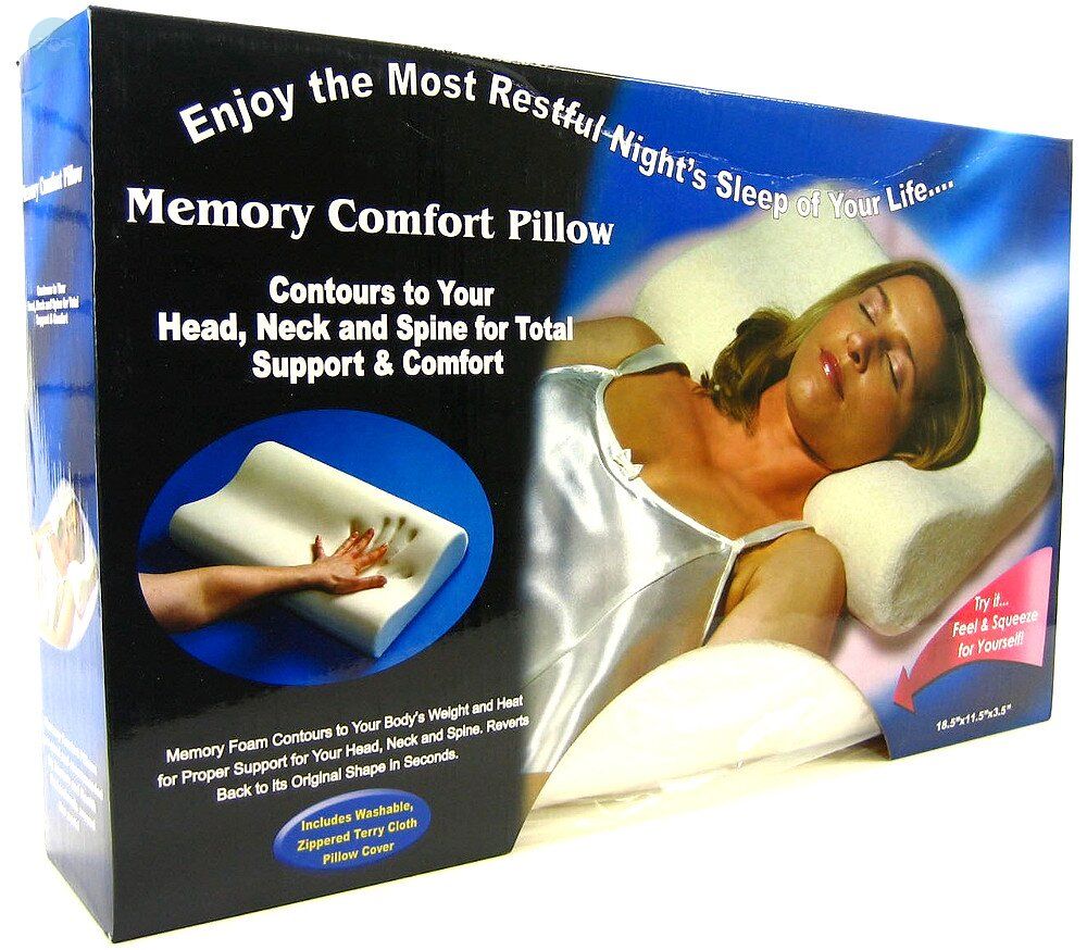 Ортопедическая подушка с эффектом памяти Memory Pillow