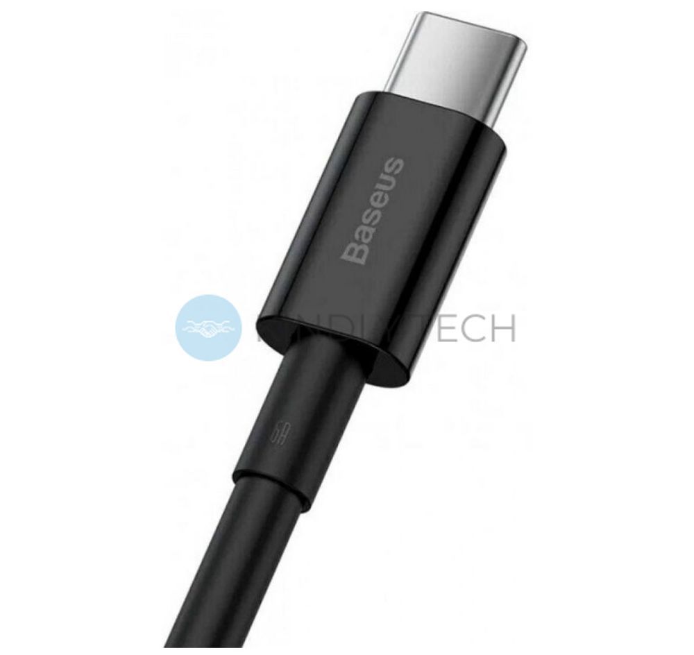 Кабель USB-C 66W (1 м) Baseus CATYS Superior Series CATYS-01 черного цвета