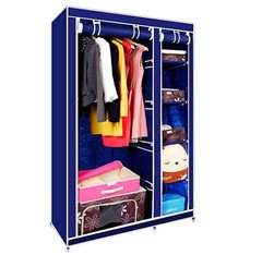 Складной тканевый шкаф Storage Wardrobe 68110 Blue