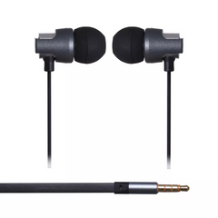 Дротові навушники вкладиші 3.5mm — Celebrat C8 — Dark Grey