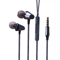 Дротові навушники з мікрофоном 3.5mm — Veron VH02 Gray